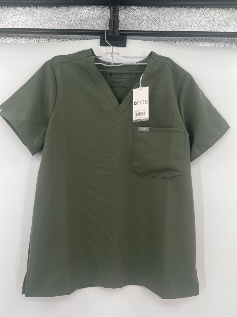 Size Med.  FIGS  Woman’s  V-Neck Catarina Scrub Top